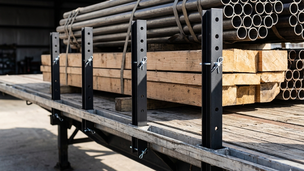Pipe Stakes 101: Why They Belong on Every Flatbed Hauling Lumber or Pipe
