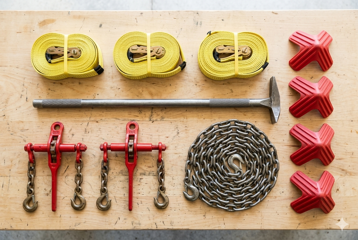 Flatbed Trailer Tie-Down Kit: What Every Owner-Operator Should Carry