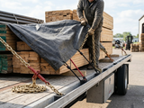 How to Tarp a Flatbed Load Without Ripping Your Tarp