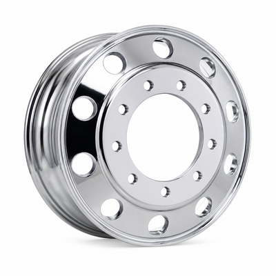 22.5" x 8.25" Chrome Truck Rim – 10 Hole Heavy Duty Wheel | Elohim USA