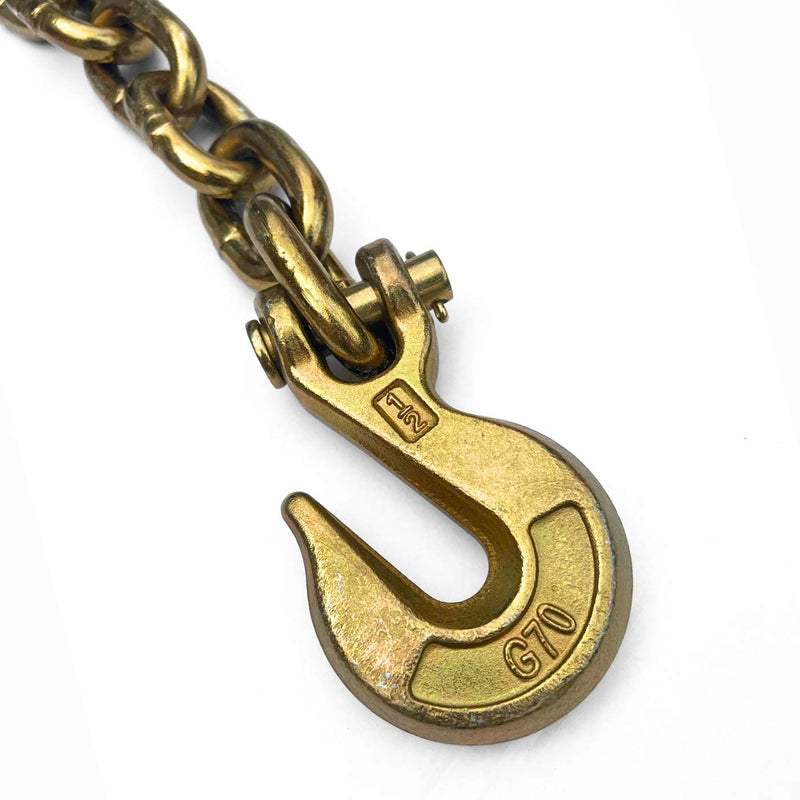 5/16" x 20' Grade 70 Transport Chain with Clevis Grab Hook