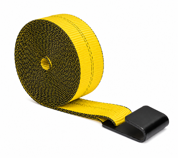 2" x 30" Winch Strap With Flat Hook | Elohim USA