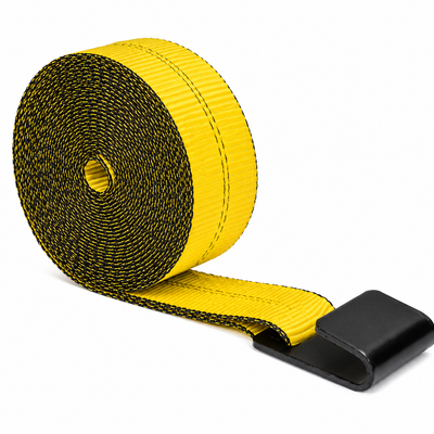 2" x 30" Winch Strap With Flat Hook | Elohim USA