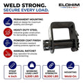 4" Standard Weld-On Flatbed Winch | Elohim USA