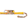 4" x 30' Ratchet Strap with Chain Anchor 16,000 LBS | Elohim USA
