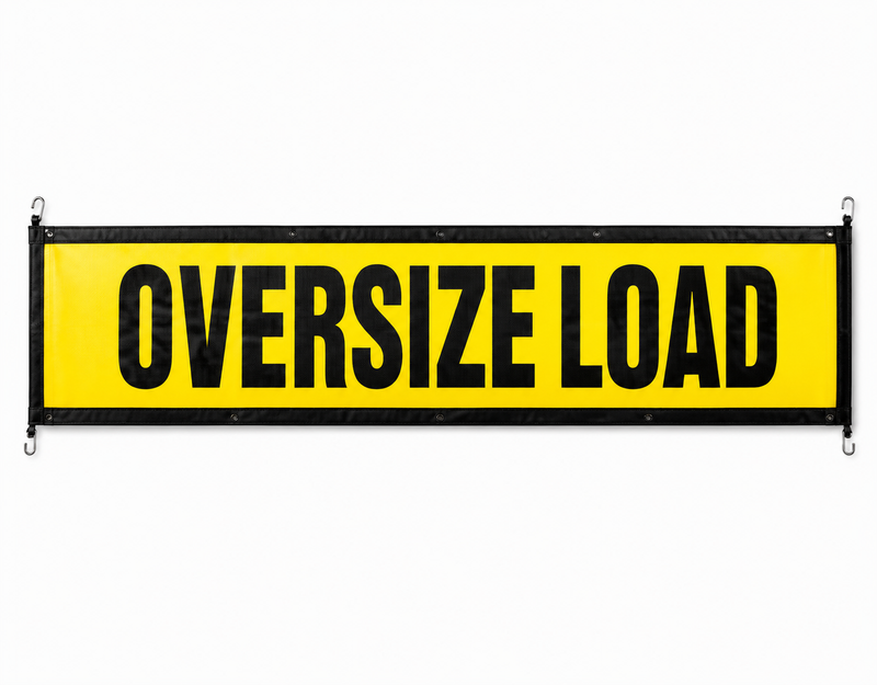Safety Oversized Load Sign 18" x 84''