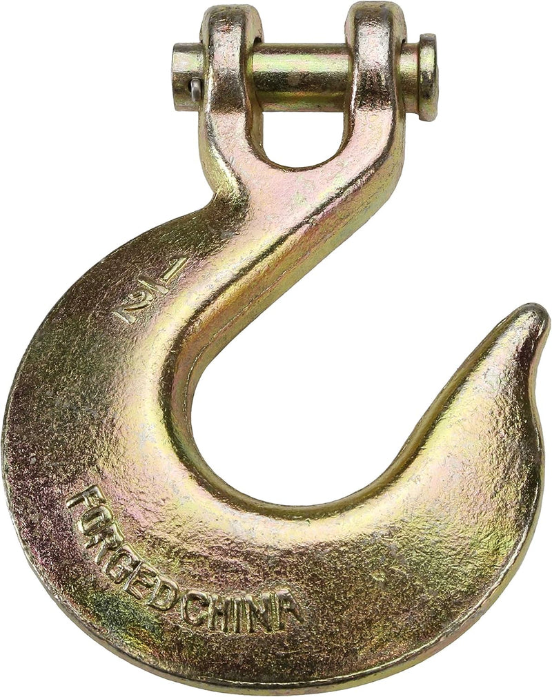Clevis Grab Hook G70 | 5/16" - 3/8" - 1/2" | Heavy-Duty Transport Chain Hook