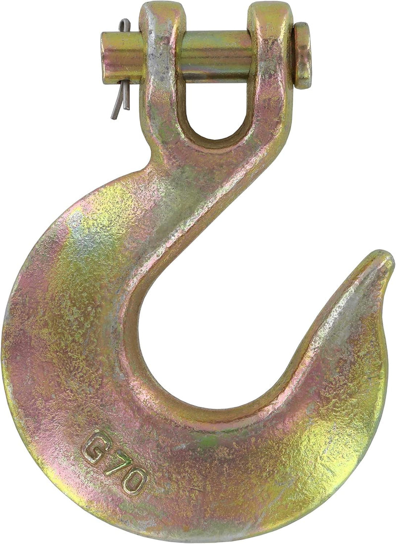 Clevis Grab Hook G70 | 5/16" - 3/8" - 1/2" | Heavy-Duty Transport Chain Hook