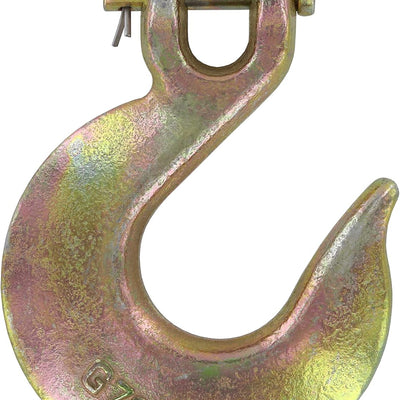 Clevis Grab Hook G70 | 5/16" - 3/8" - 1/2" | Heavy-Duty Transport Chain Hook | 5/16" G70 | Elohim USA