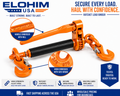 Ratchet Binder 5/16" - 3/8" Folding Handle | 4-Pack | Elohim USA