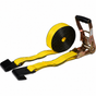 2" x 30" Ratchet Strap With Flat Hook | Single | Elohim USA