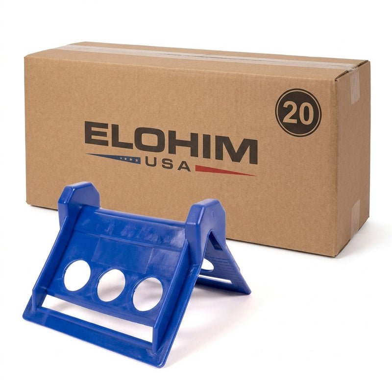 Plastic Corner Protectors 4" x 4" x 11" Blue (Set of 20)