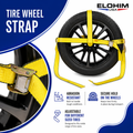 Tire Wheel Strap 2" x 10" x 10,000 lbs | 10-Pack | Elohim USA