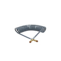 Truck Cab Coiled Air Hose 3.5m Grey | Semi Truck Compressed Air Line | Single | Elohim USA