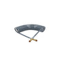 Truck Cab Coiled Air Hose 3.5m Grey | Semi Truck Compressed Air Line | Single | Elohim USA