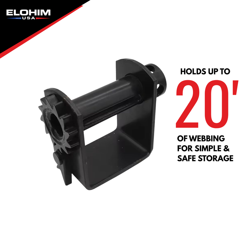 4" Standard Bolt-On Flatbed Winch